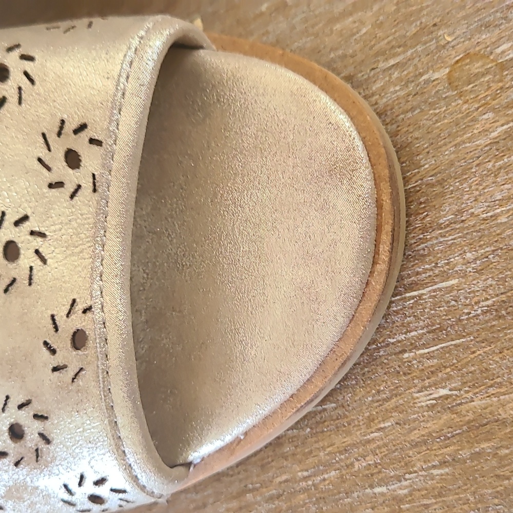 Jack Rogers Metallic Ronnie Mules in size 9 - Picture 3 of 8